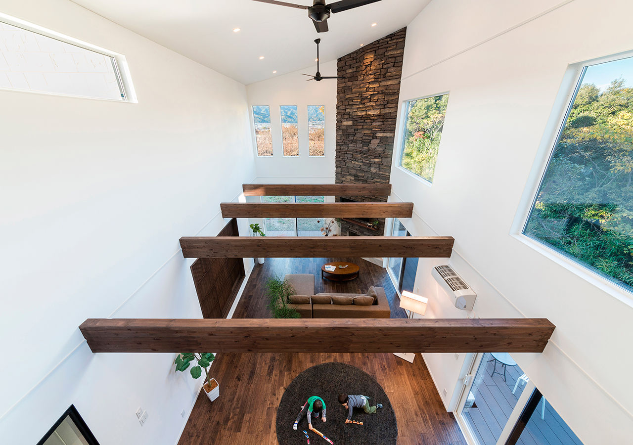 nattoku住宅 【平屋|ビルトインガレージ】大きな窓から富士山を望むダイナミックな空間。室内でも豊かな自然を感じる家の建築実例画像3