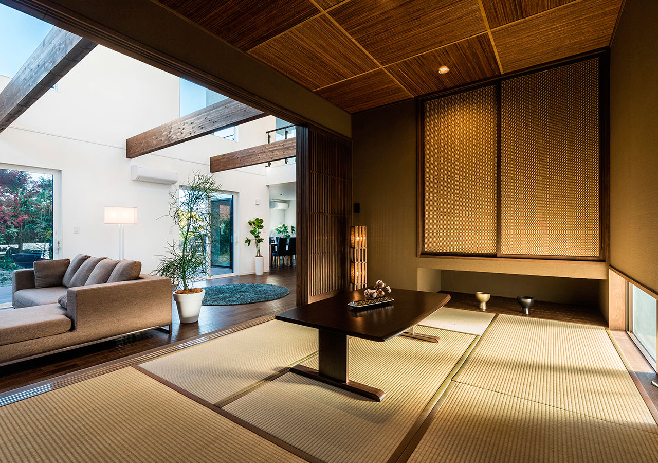 nattoku住宅 【平屋|ビルトインガレージ】大きな窓から富士山を望むダイナミックな空間。室内でも豊かな自然を感じる家の建築実例画像5