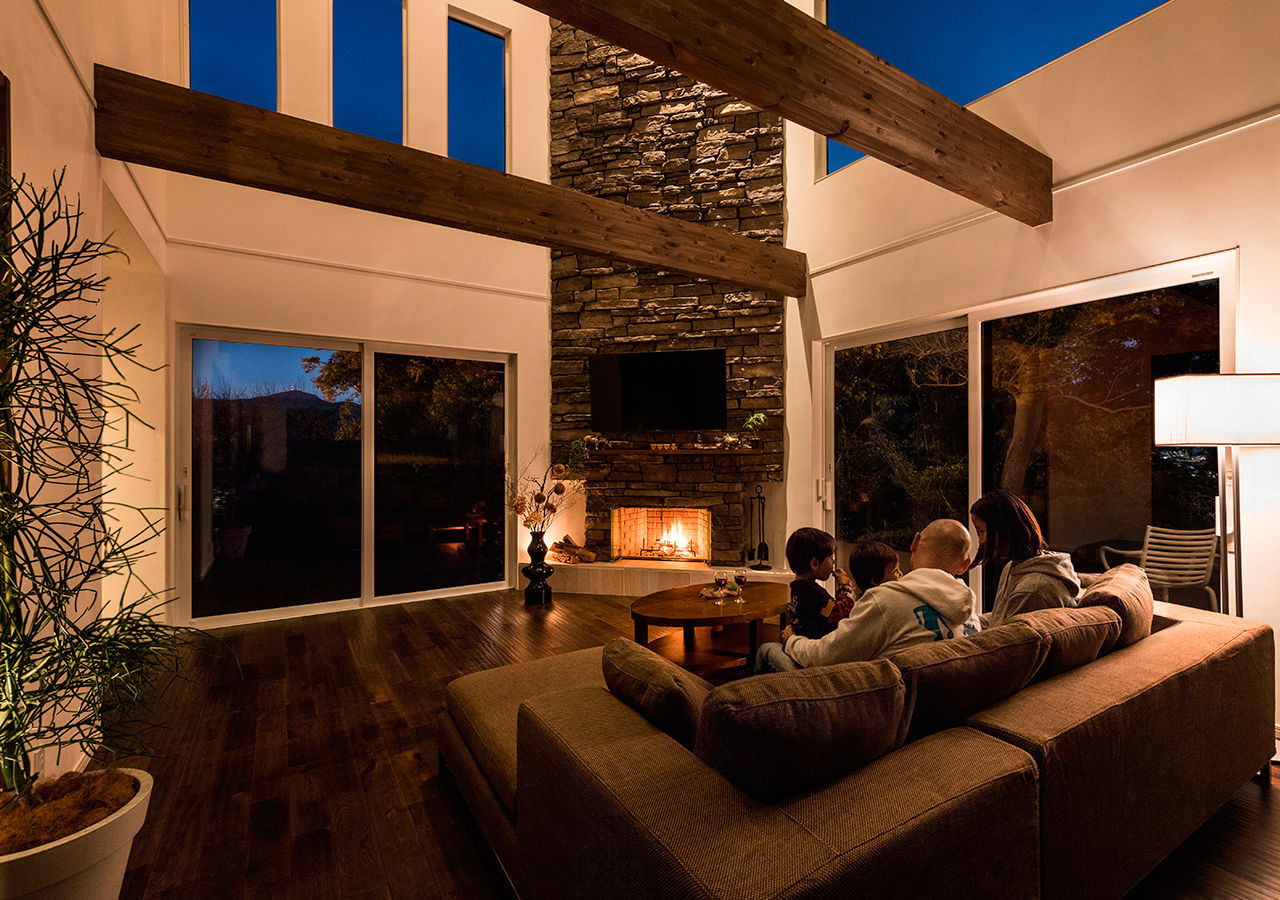 nattoku住宅 【平屋|ビルトインガレージ】大きな窓から富士山を望むダイナミックな空間。室内でも豊かな自然を感じる家の建築実例画像7