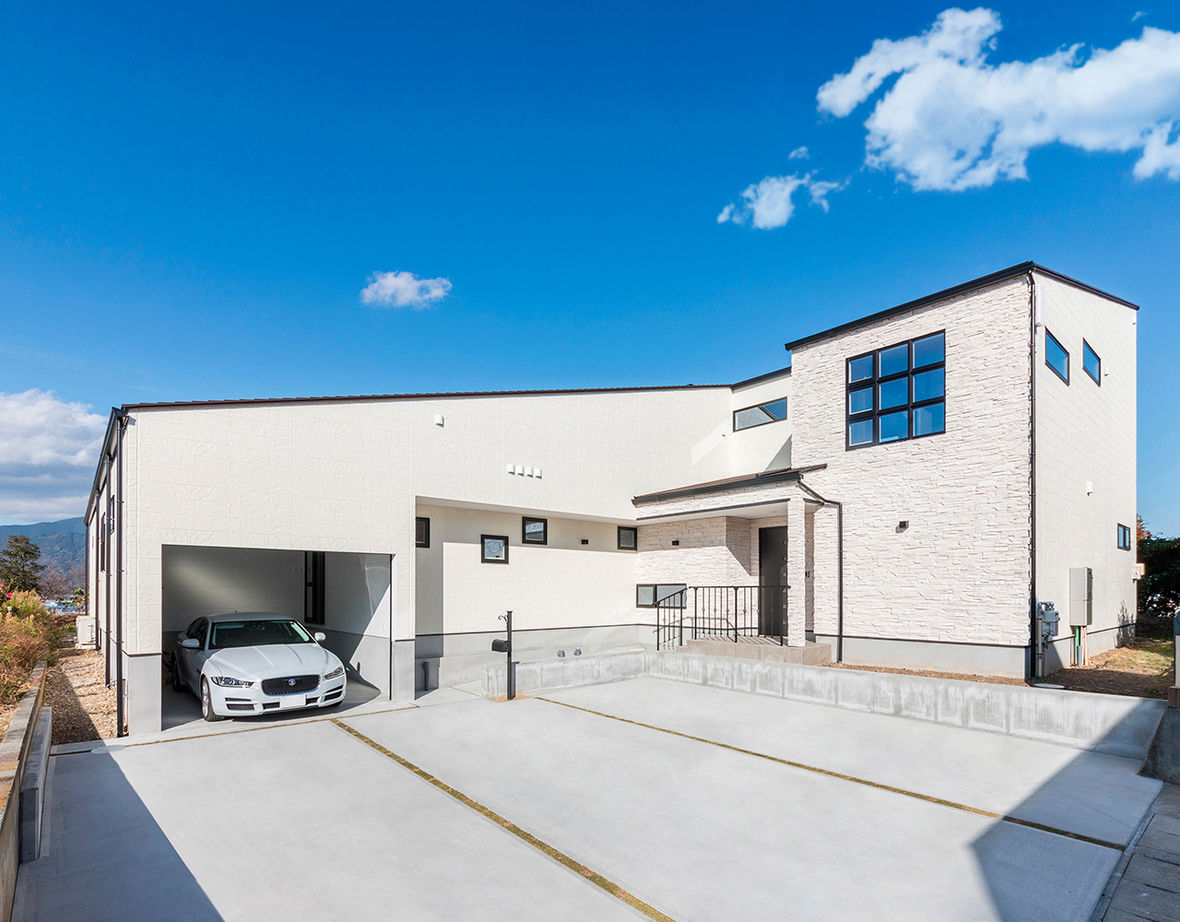 nattoku住宅 【平屋|ビルトインガレージ】大きな窓から富士山を望むダイナミックな空間。室内でも豊かな自然を感じる家の建築実例画像8