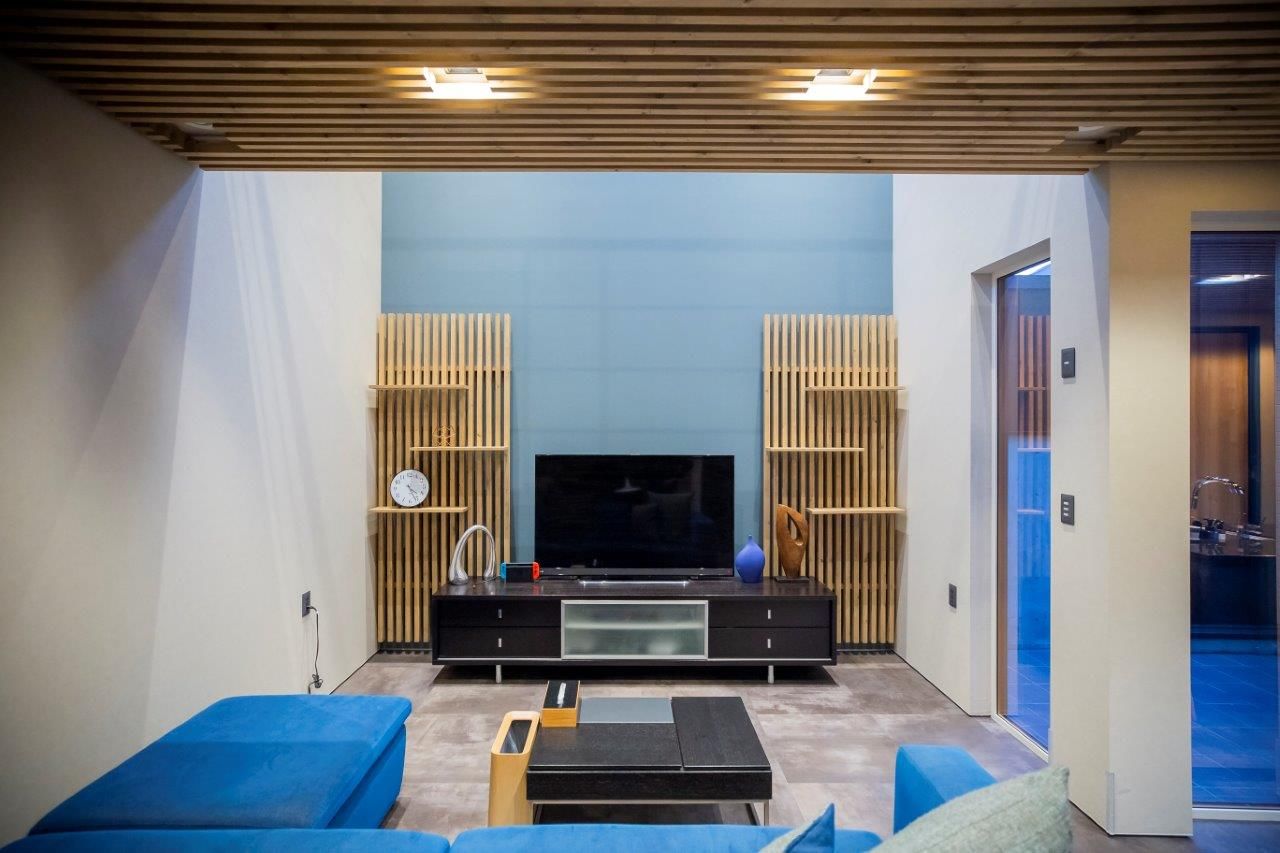 ＩＤ アーキテクチャル アトリエ 【札幌市/パティオ/4LDK間取図】中庭のメリット＋コの字型、工夫に満ちたプライベート空間の建築実例画像4