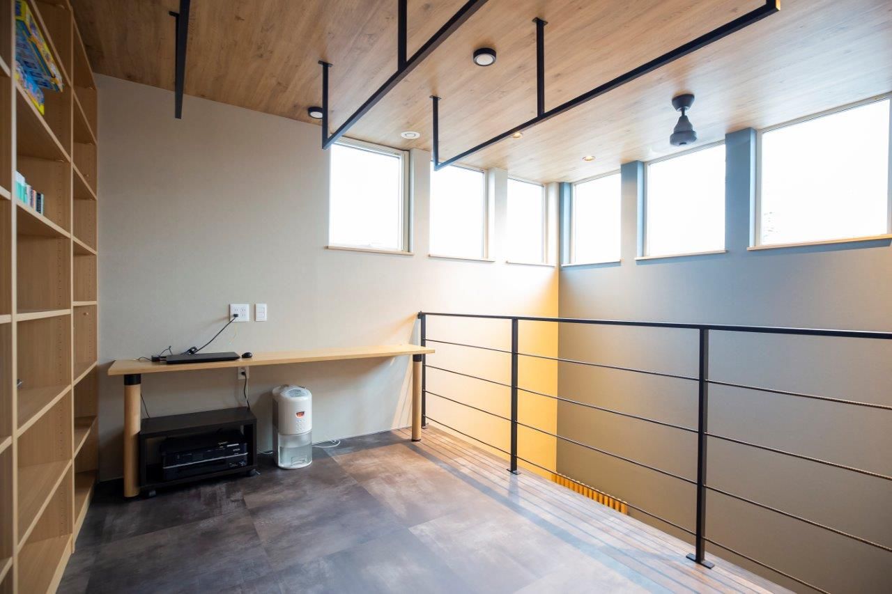 ＩＤ アーキテクチャル アトリエ 【札幌市/パティオ/4LDK間取図】中庭のメリット＋コの字型、工夫に満ちたプライベート空間の建築実例画像7