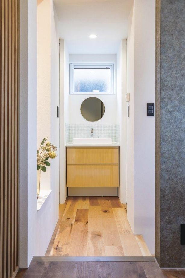 ＩＤ アーキテクチャル アトリエ 【札幌市】ぐるっと回れる回遊動線、中庭を囲むコの字型で自然光溢れる開放的なビルトインガレージハウスの建築実例画像6