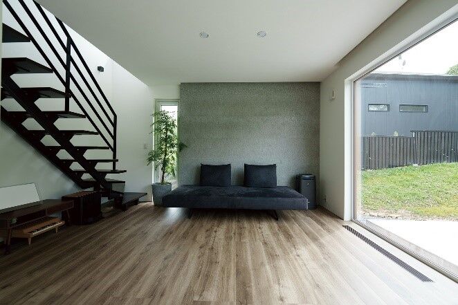 ＩＤ アーキテクチャル アトリエ 【小樽市/3LDK間取り図/テラス/床暖】自然豊かなガーデンの風情彩るリゾート感あふれる家づくりの建築実例画像3