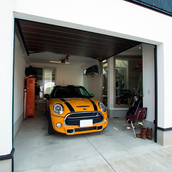 国松工務店 【愛知県/間取り図】南側に窓がなくとも中庭で明るいマイホーム!ビルトインガレージのある実例の建築実例画像2