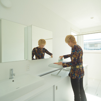 国松工務店 【愛知県/間取り図】南側に窓がなくとも中庭で明るいマイホーム!ビルトインガレージのある実例の建築実例画像7