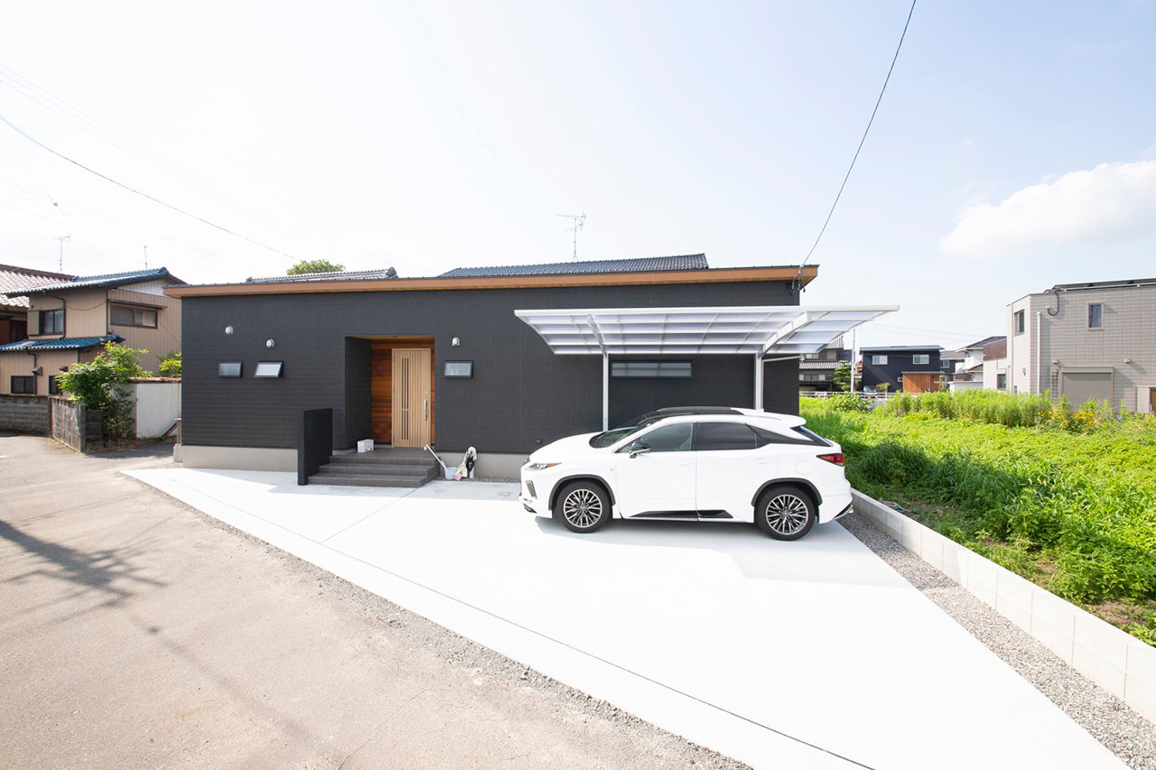 SUNSHOW 夢ハウス 岐阜・美濃加茂スタジオ 【平屋/1000万円台/20坪台/2LDK】変形地にも実現可能、愛犬用の庭も確保したハイセンスでコンパクトな平屋の建築実例画像10