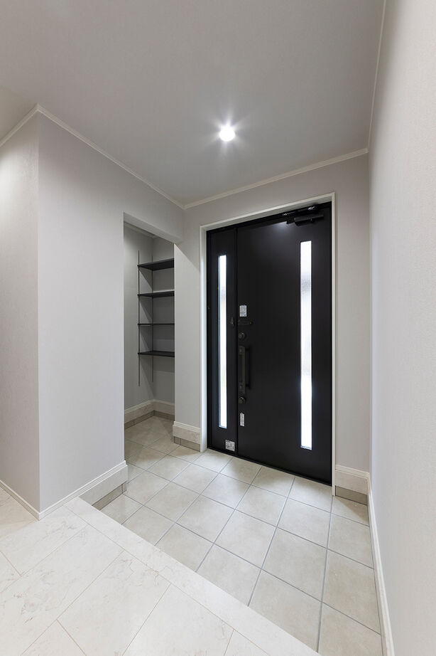 SUNSHOW 夢ハウス 岐阜・美濃加茂スタジオ 【平屋/1000万円台/21.5坪/大開口/家事ラク動線】ホテルライクでシックにカッコよくまとめた夫婦の平屋の建築実例画像8