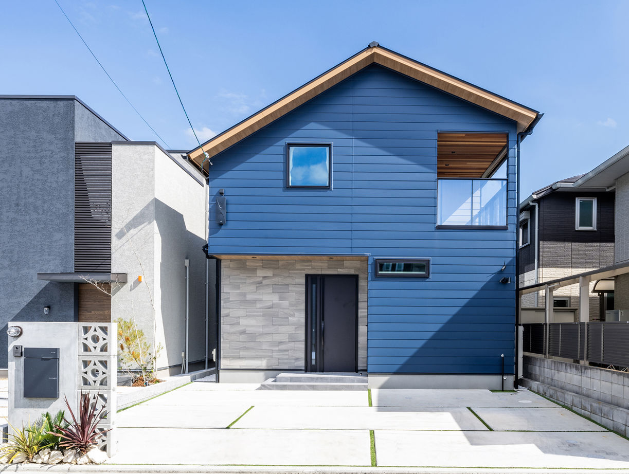 アーキテクト/一級建築士事務所 【大阪府堺市/間取り図掲載】スキップフロアにボルダリングウォール。アクティブな家族が元気に暮らす家の建築実例画像2