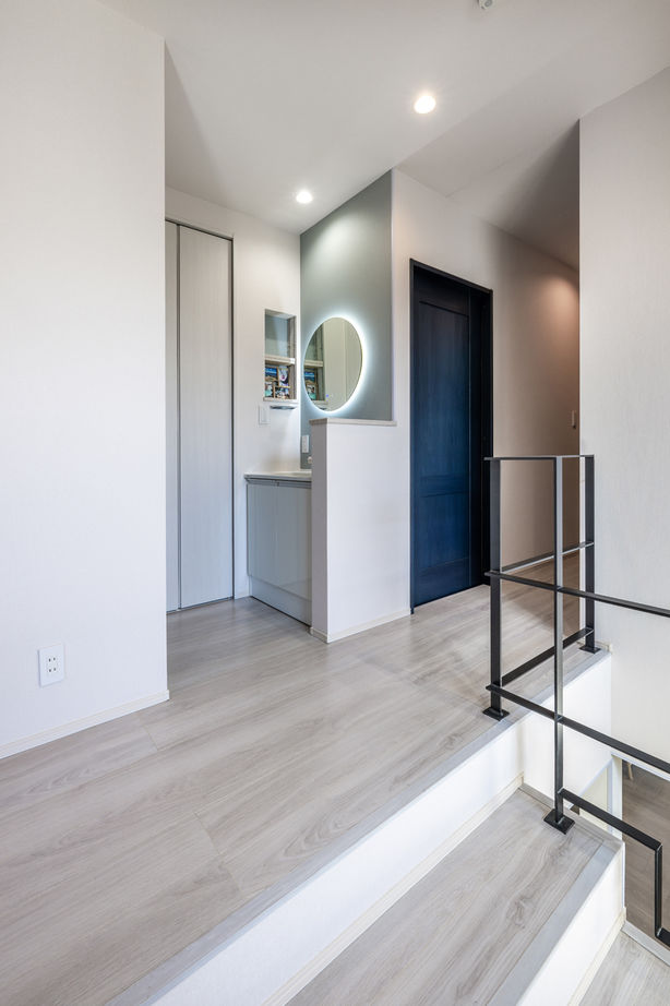 アーキテクト/一級建築士事務所 【大阪府堺市/間取り図掲載】スキップフロアにボルダリングウォール。アクティブな家族が元気に暮らす家の建築実例画像9