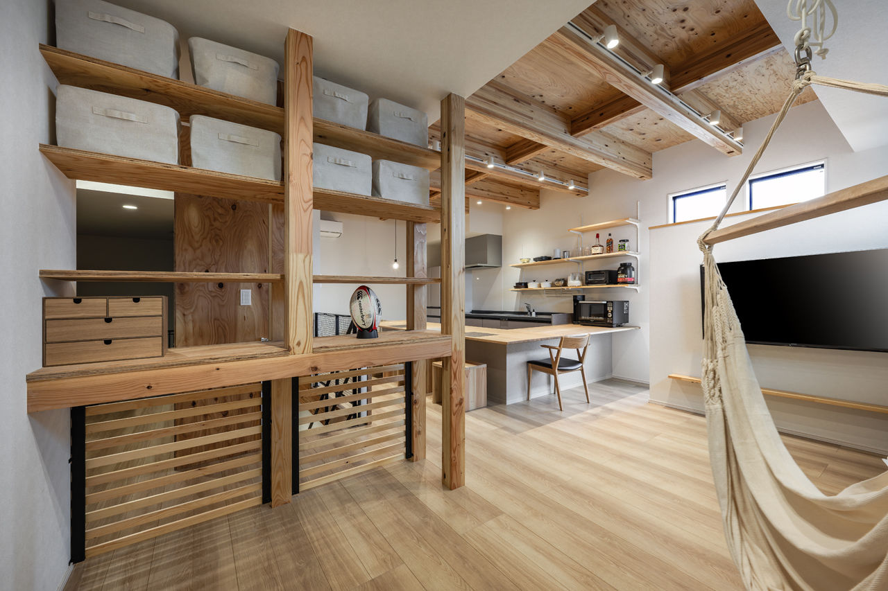 アーキテクト/一級建築士事務所 【大阪府堺市/2000万円台/敷地30坪/間取り図掲載/ZEH】2階LDKに家族が集う家。ルーフバルコニーで開放感をの建築実例画像8