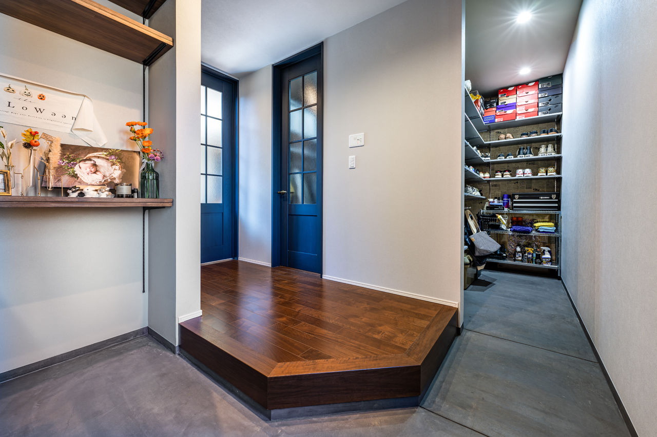 アーキテクト/一級建築士事務所 【大阪府泉佐野市/2000万円台/間取り図掲載】スタイリッシュなフレームハウス。大胆な吹抜けが家族をつなぐの建築実例画像3