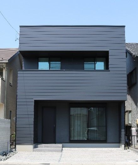 ヤマカ木材　オンリーホーム 【2000万円台/ホテルライク/シンプル/30坪台/間取り図】オブジェのような景観と解放感。ホテルライクな家の建築実例画像2