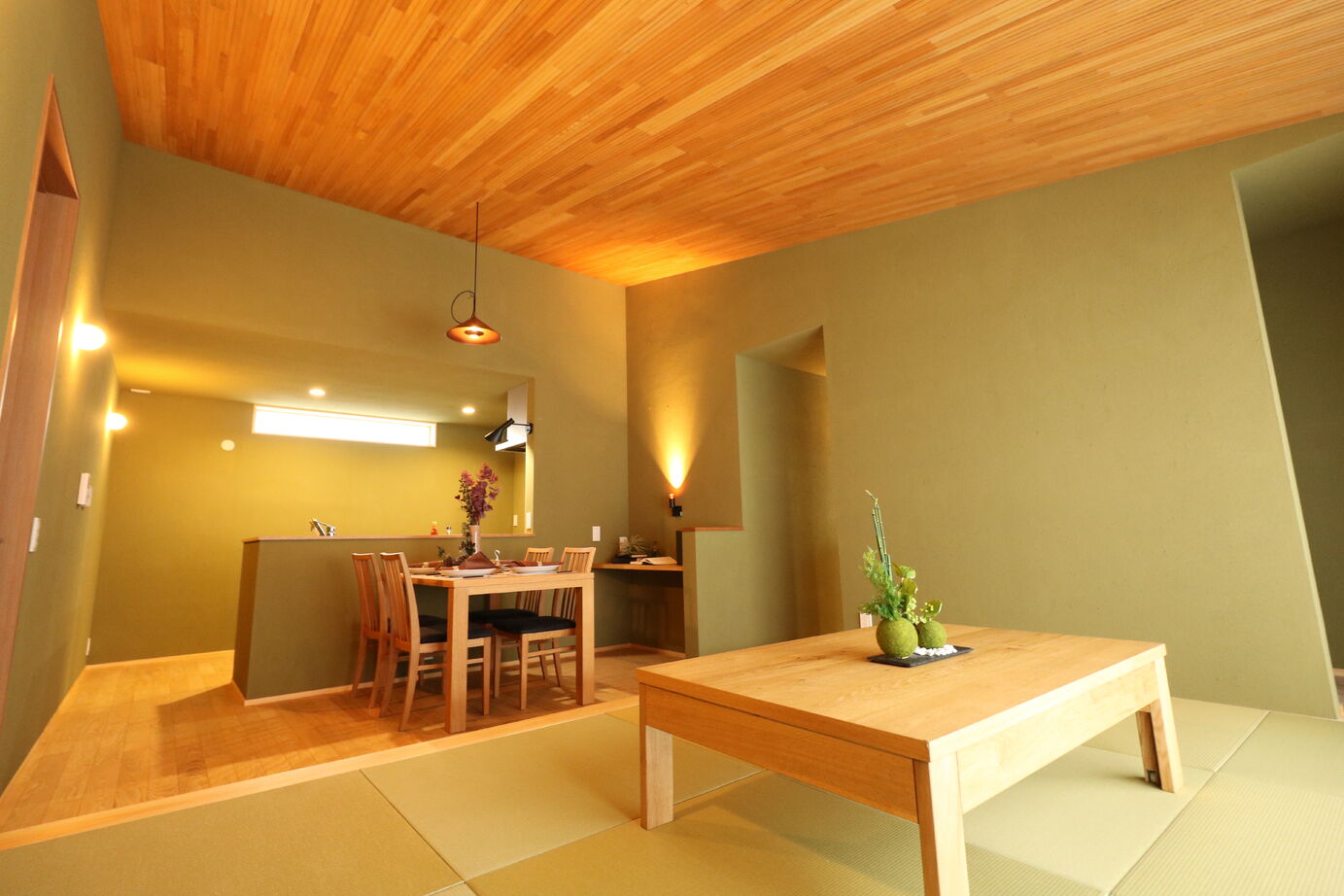 ヤマカ木材　オンリーホーム 「和」を感じられる平屋の建築実例画像4