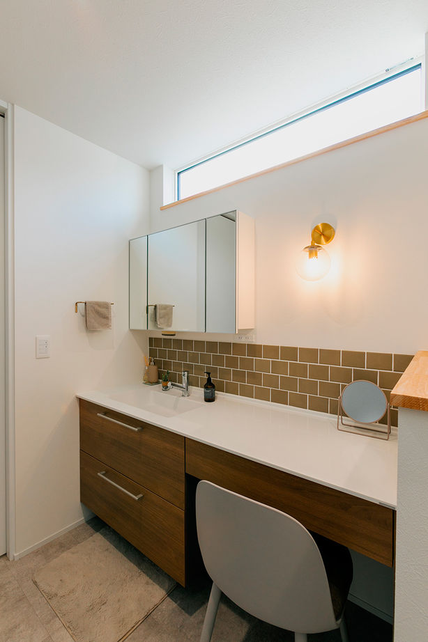 シンプルハウス 【2000万円台/延床30坪以下/間取り図有】柔らかなツートーンの配色でまとめた、片流れ屋根のシンプルな家の建築実例画像8