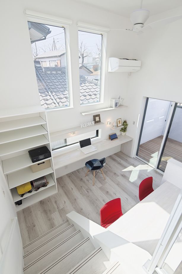 一級建築士事務所　ホームスタイリング 【間取図有/40坪/吹き抜け/中庭】住宅密集地でプライバシーと採光を両立。高い設計力で叶えた理想の家の建築実例画像7