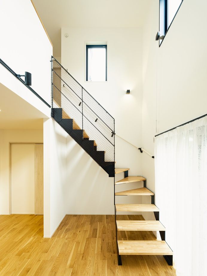 一級建築士事務所　ホームスタイリング 【3000万円台/35坪/間取り/吹き抜け】秘密基地のようなブルックリンテイストのビルトインガレージハウスの建築実例画像7