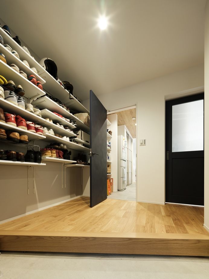 一級建築士事務所　ホームスタイリング 【3000万円台/35坪/間取り/吹き抜け】秘密基地のようなブルックリンテイストのビルトインガレージハウスの建築実例画像10