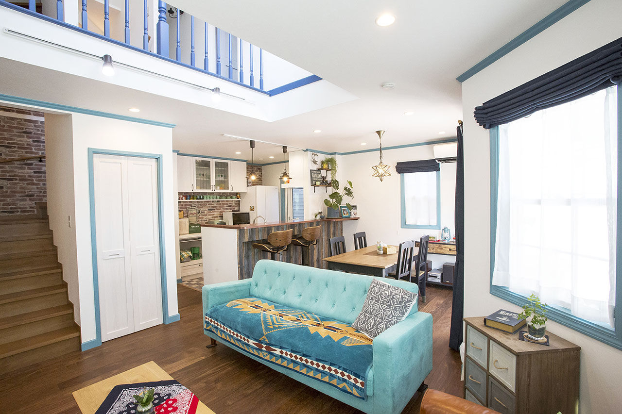 コグマホーム 【2000万円台/30坪台/輸入住宅/ガレージ/間取り図あり】施主の夢がつまったこだわりのアメリカンハウスの建築実例画像4