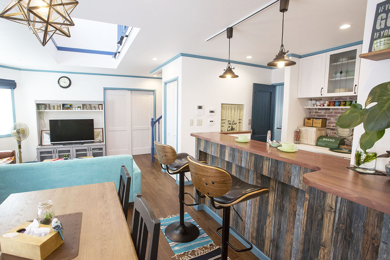 コグマホーム 【2000万円台/30坪台/輸入住宅/ガレージ/間取り図あり】施主の夢がつまったこだわりのアメリカンハウスの建築実例画像5