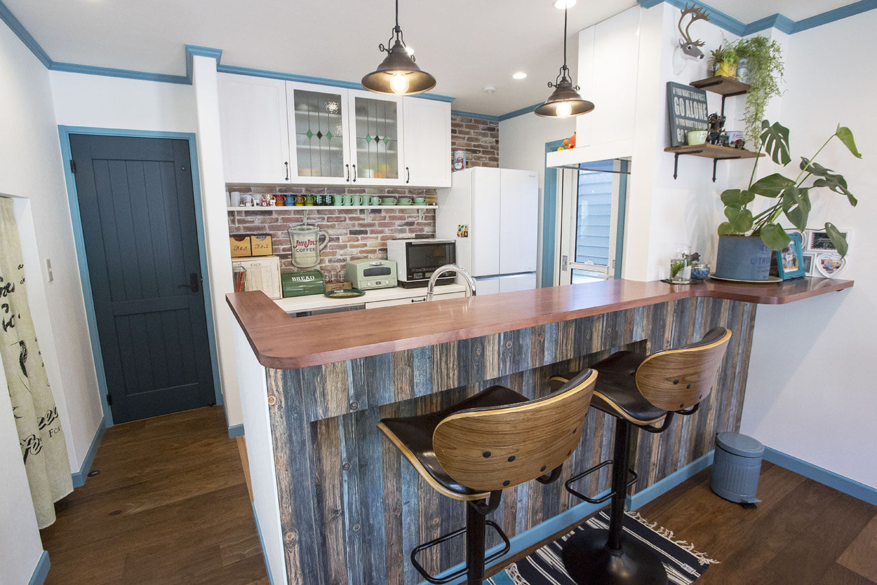 コグマホーム 【2000万円台/30坪台/輸入住宅/ガレージ/間取り図あり】施主の夢がつまったこだわりのアメリカンハウスの建築実例画像6