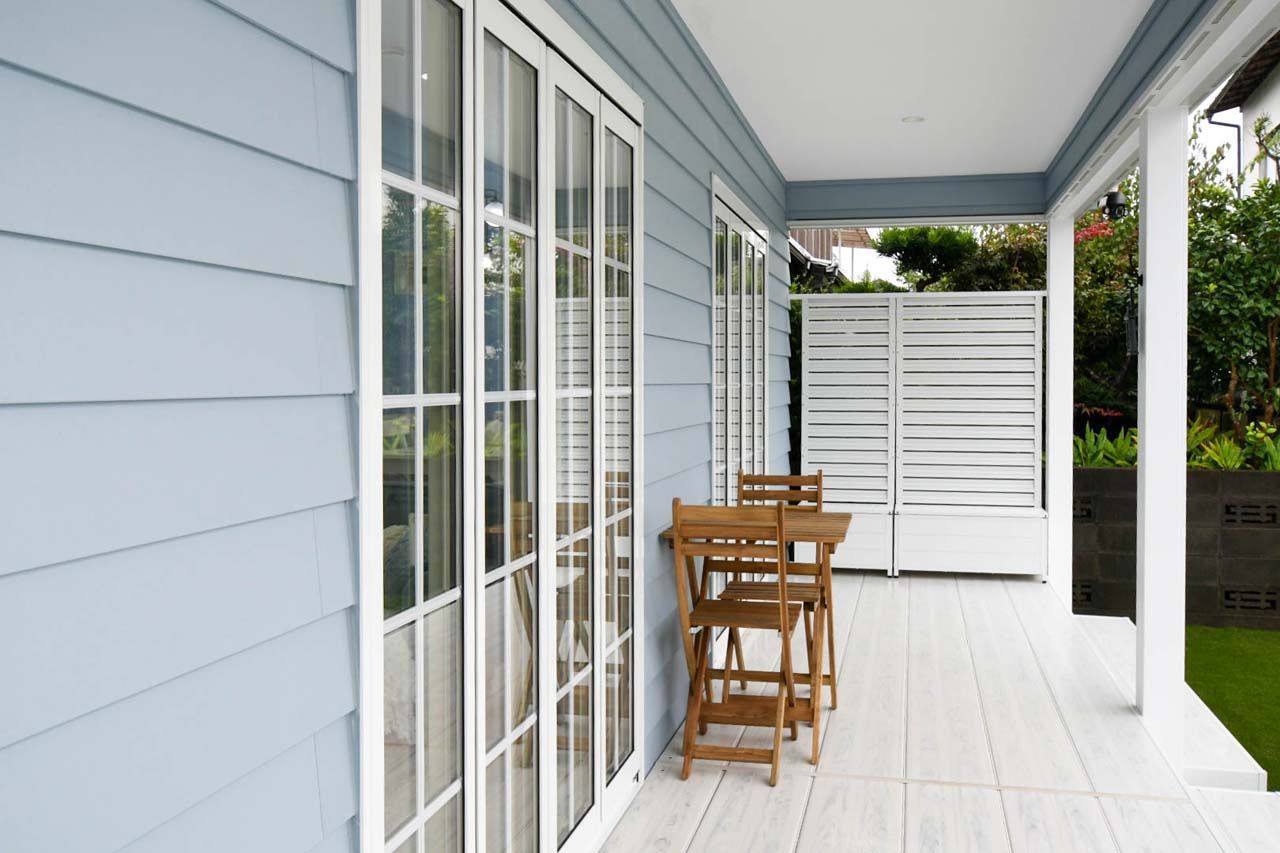 コグマホーム 外観・インテリアのデザインのかわいらしさが魅力。白×ブルーでまとめた、さわやかな快適空間を実現の建築実例画像9