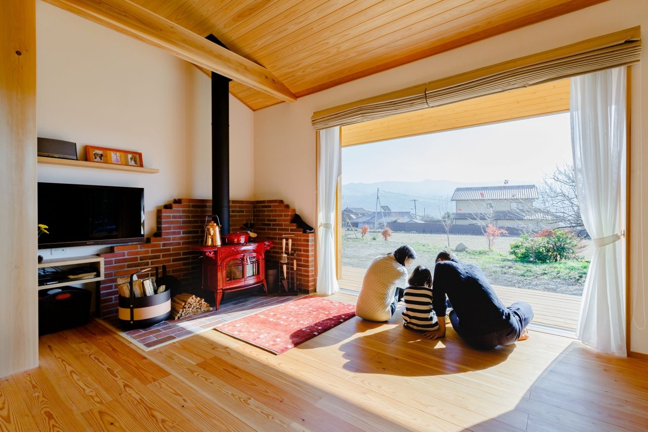 工房信州の家／フォレストコーポレーション 【平屋4LDK＋土間・縁側】伊那谷の暮らしと景色に調和する平屋の家の建築実例画像4