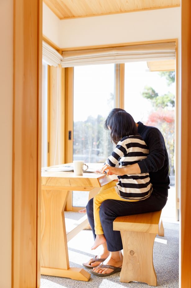 工房信州の家／フォレストコーポレーション 【平屋4LDK＋土間・縁側】伊那谷の暮らしと景色に調和する平屋の家の建築実例画像9