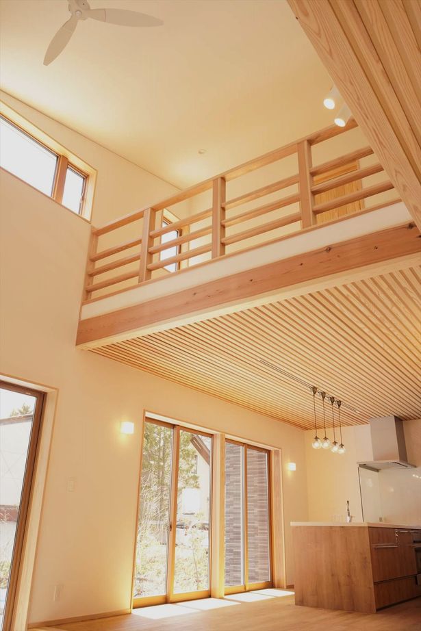 工房信州の家／フォレストコーポレーション 【3LDK・別荘・土間・薪ストーブ】美しい片流れ屋根の家の建築実例画像8