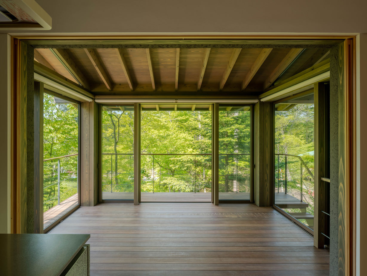 工房信州の家／フォレストコーポレーション 【3LDK・別荘・土間・薪ストーブ】最高の空間で非日常を楽しむ旧軽井沢の家の建築実例画像8