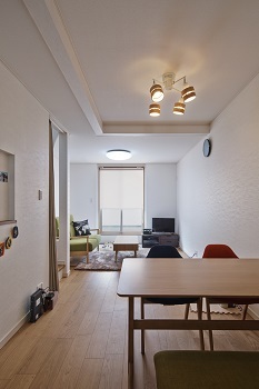 清栄コーポレーション 【京都市内/狭小３階建て/間取り図】＼価格1500万円まで／決め手は、敷地14坪に間口めいっぱいに建ったからの建築実例画像5