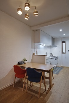 清栄コーポレーション 【京都市内/狭小３階建て/間取り図】＼価格1500万円まで／決め手は、敷地14坪に間口めいっぱいに建ったからの建築実例画像6