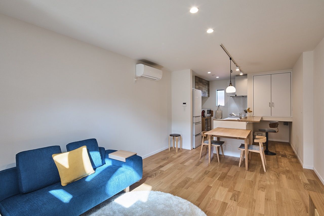 清栄コーポレーション 【京都市】３階建【1500万円～1999万円】狭小住宅でものびのび。梁はキャットウォークにの建築実例画像4