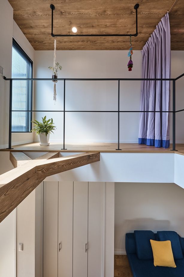 清栄コーポレーション 【京都市】３階建【1500万円～1999万円】狭小住宅でものびのび。梁はキャットウォークにの建築実例画像7