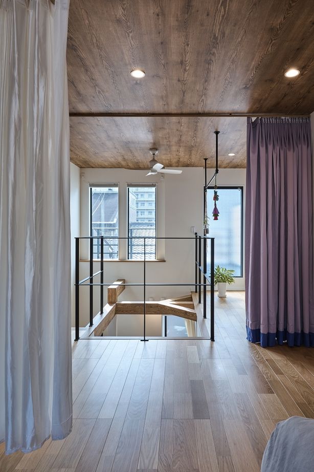 清栄コーポレーション 【京都市】３階建【1500万円～1999万円】狭小住宅でものびのび。梁はキャットウォークにの建築実例画像8