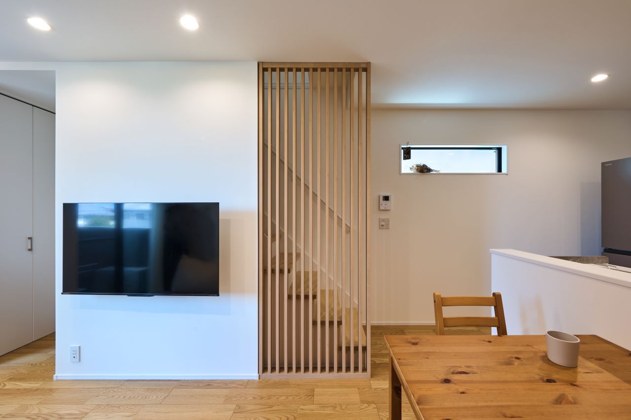 清栄コーポレーション 【京都市・狭小・コンパクト】二間間口でも余裕の住み心地。シンプルモダンな防音スタジオのある家の建築実例画像5