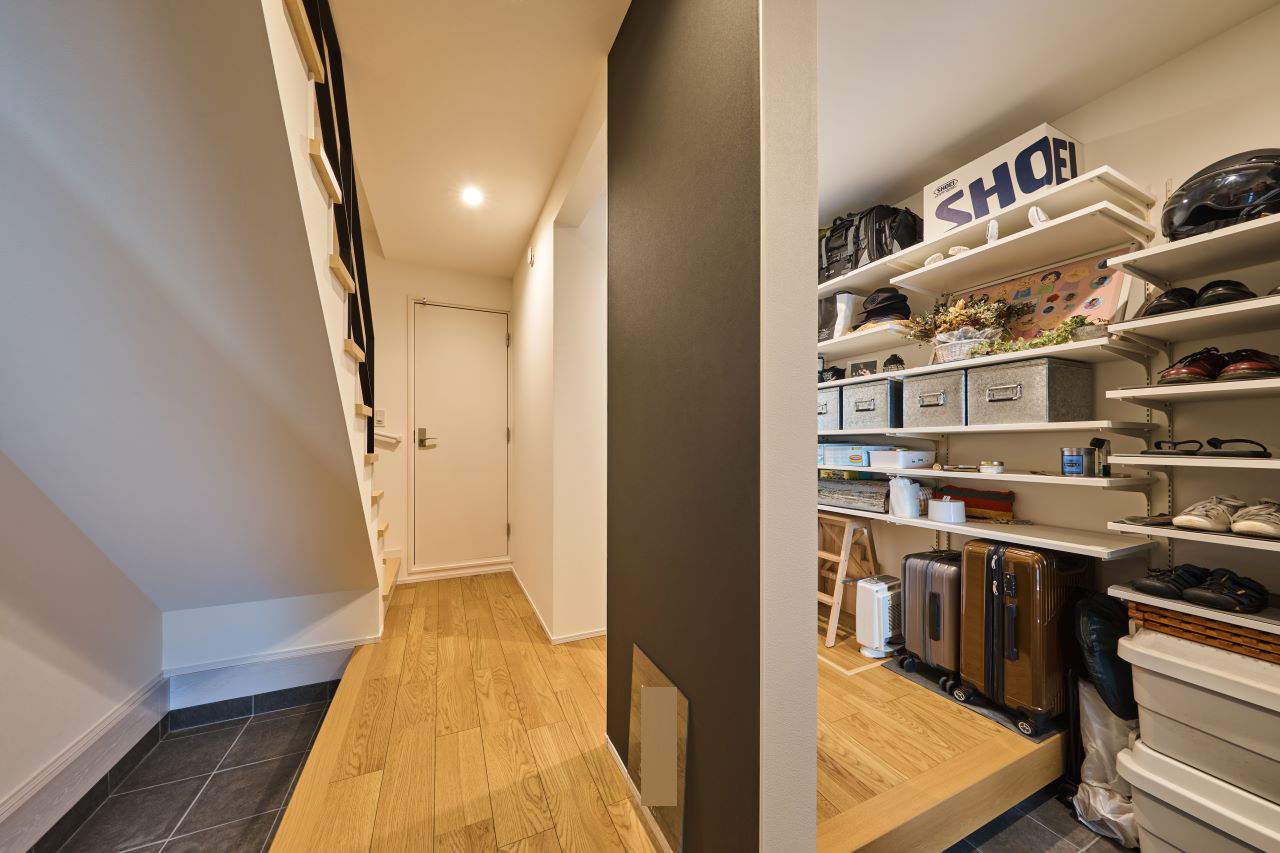 清栄コーポレーション 【京都市・狭小・コンパクト】二間間口でも余裕の住み心地。シンプルモダンな防音スタジオのある家の建築実例画像9