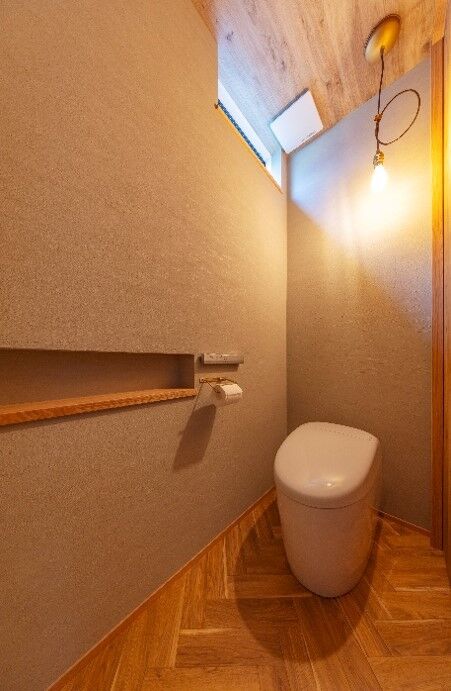 ストークホーム 【土地50坪台/間口5.4m/狭小/2階建て/3LDK】吹抜け+スキップフロアで面積以上の開放感を感じるおうちの建築実例画像10