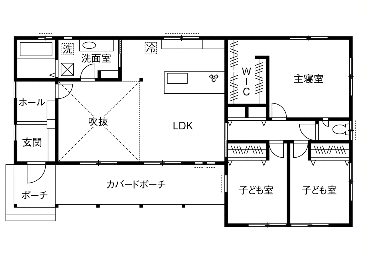 Suumo 1000万円台 29坪 間取り図有 暮らしやすさもデザインも自慢 平屋のサーファーズハウスで憧れを実現 アキュラホーム の建築実例詳細 注文住宅