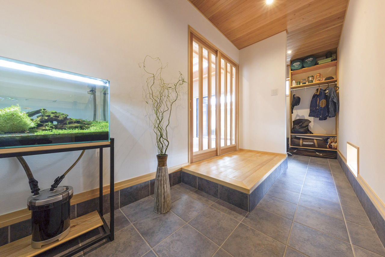 かみえ工務店 【1000万円台】タテにヨコに広がる「木の家」は、和を控えたナチュラルスタイルの建築実例画像9