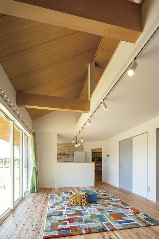 Azuma(吾妻建築店) 【1500～2000万円/26.9坪】大空とつながる26坪のミニマルサイズな平屋の建築実例画像4