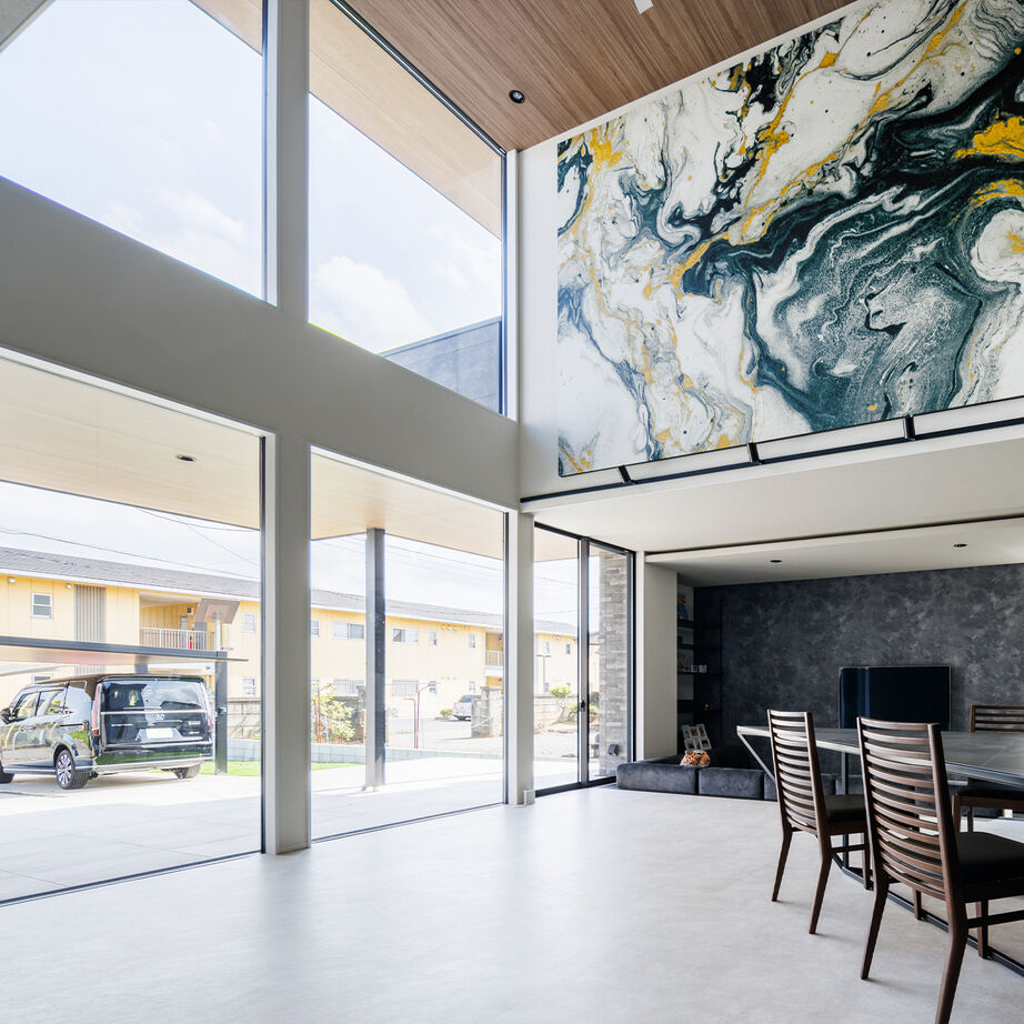 Azuma(吾妻建築店) 【4000万円～】風格漂う開放感が際立つモダンな邸宅の建築実例画像4