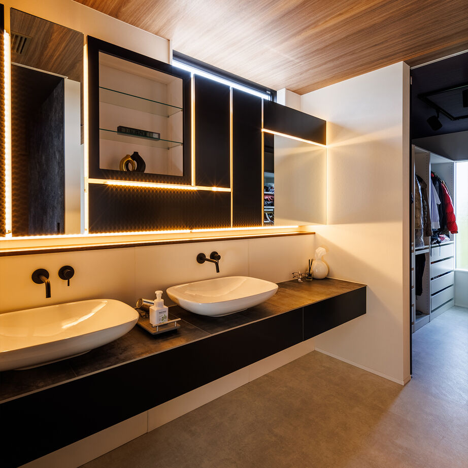 Azuma(吾妻建築店) 【4000万円～】風格漂う開放感が際立つモダンな邸宅の建築実例画像9