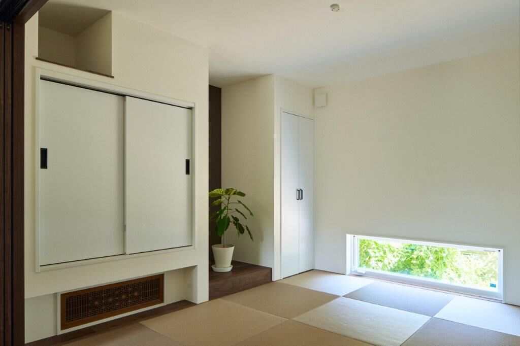 Tamada工房 【平屋風/1.5階建/家事動線/風通しのいい】人の導線と風の通りを考えたシンプルモダンな家の建築実例画像5