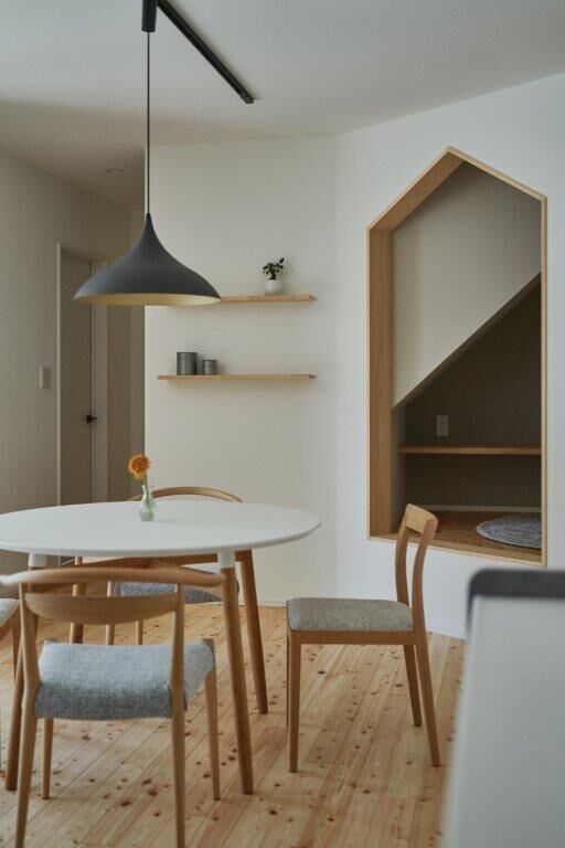 Tamada工房 【平屋/モノトーン×ナチュラル/30坪以下】ヌックがあるZEHハウスの平屋の建築実例画像4