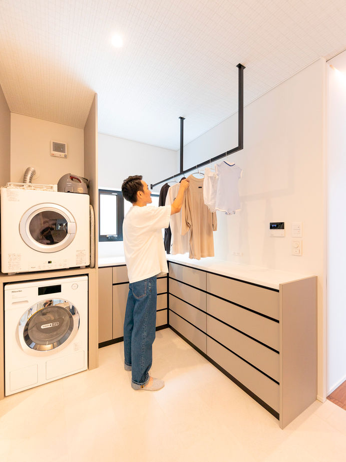 ゆめすみか（吉村一建設） 【4000万円台/大阪/堺市/間取り有/全館空調】家事シェア導線！仕事や子育てに忙しい毎日を助けてくれる家の建築実例画像4