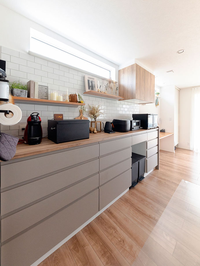 ゆめすみか（吉村一建設） 【大阪/ダブル断熱】勾配天井で広がりを生み出した、家族がのびのびと過ごせる平屋の建築実例画像5