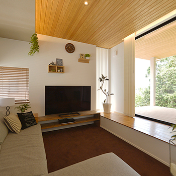 オーパス スタイル 【岐阜/2000万円台/30坪台】大きな吹抜けやウッドデッキが開放感たっぷり。オーダー家具で空間に統一感もの建築実例画像5