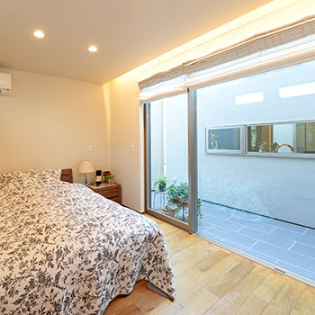 オーパス スタイル 【岐阜/中庭/リゾート風/モダンスタイル/二世帯住宅/50坪台】プライバシーに配慮した間取りのマイホームの建築実例画像8