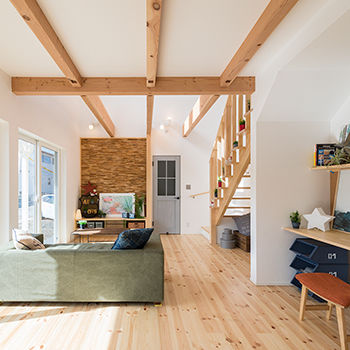 オーパス スタイル 【2000万円台/ビルトインガレージ/カリフォルニアスタイル/40坪台】アメリカンで暮らしやすい間取りの家の建築実例画像3